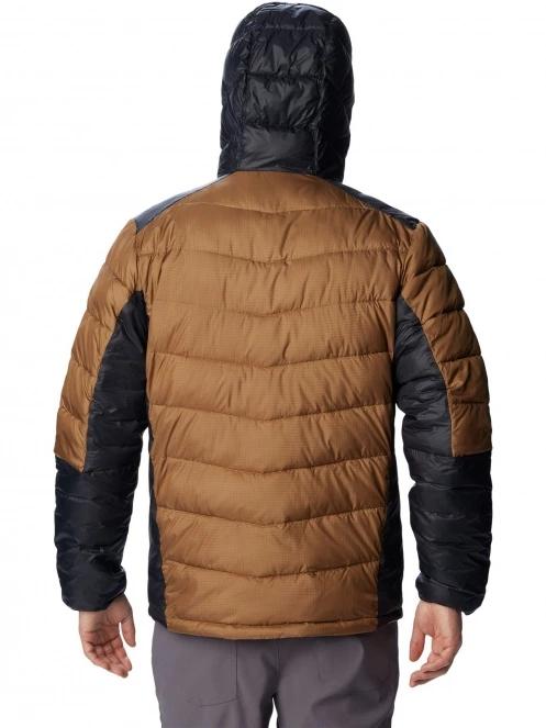 Columbia Labyrinth Loop Hooded Jacket férfi utcai kabát barna színben 4