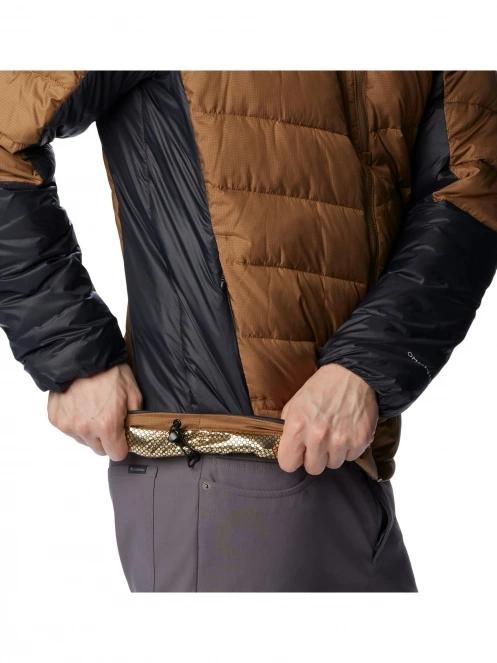 Columbia Labyrinth Loop Hooded Jacket férfi utcai kabát barna színben 6