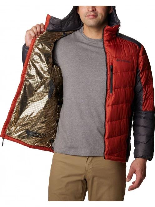 Columbia Labyrinth Loop Hooded Jacket férfi utcai kabát piros színben 5