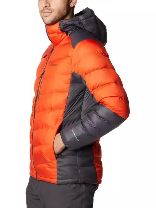 Columbia Labyrinth Loop Hooded Jacket férfi utcai kabát narancssárga színben 4