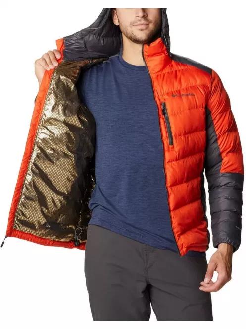 Columbia Labyrinth Loop Hooded Jacket férfi utcai kabát narancssárga színben 5