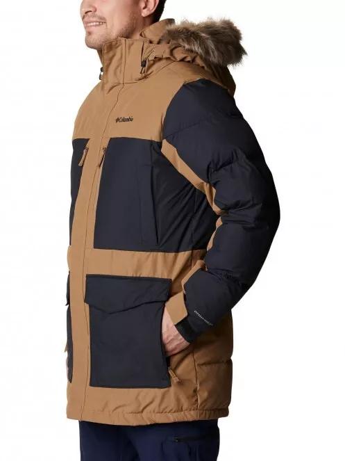Columbia Marquam Peak Fusion Parka férfi télikabát barna színben 4
