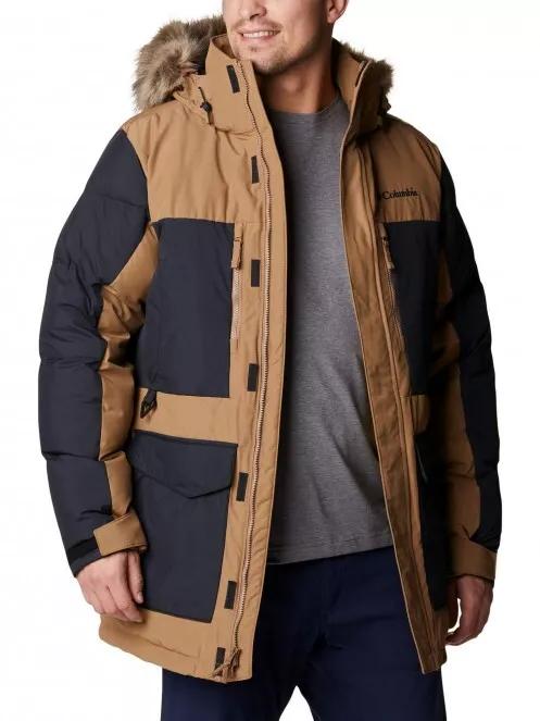 Columbia Marquam Peak Fusion Parka férfi télikabát barna színben 6