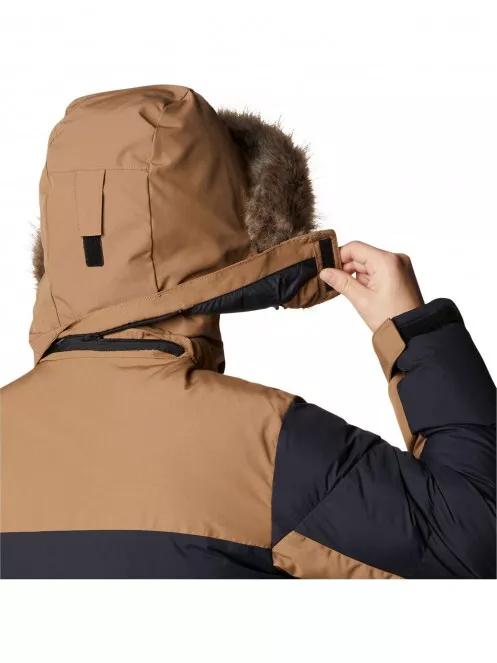 Columbia Marquam Peak Fusion Parka férfi télikabát barna színben 8