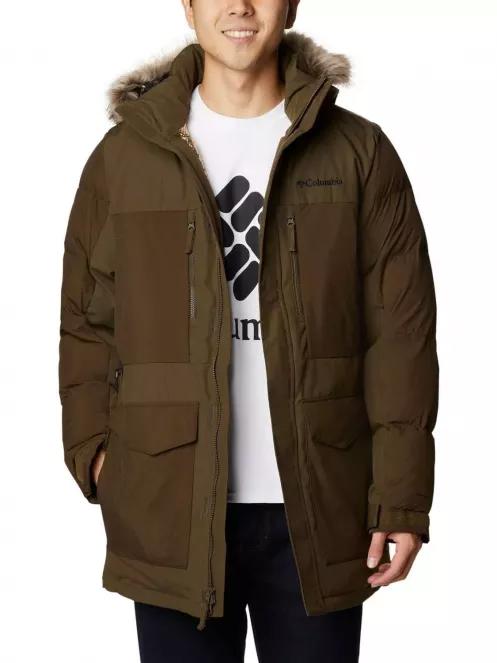 Columbia Marquam Peak Fusion Parka férfi télikabát zöld színben 2