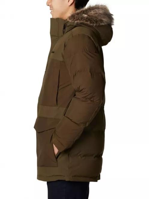 Columbia Marquam Peak Fusion Parka férfi télikabát zöld színben 4