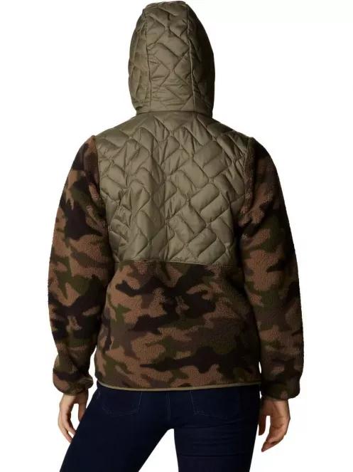 Columbia Sweet View Fleece Hooded Pullover női pulóver zöld színben 3