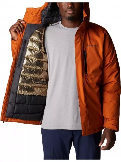 Columbia Oak Harbor Insulated Jacket férfi télikabát narancssárga színben 5