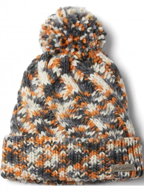 Columbia Bundle Up Beanie női bojtos sapka narancssárga színben 2