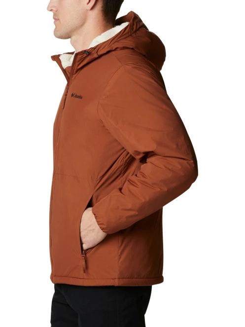 Columbia Grand Wall Sherpa Jacket férfi utcai kabát piros színben 3