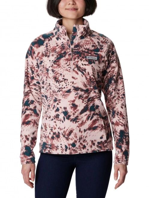 Columbia Ali Peak II 1/4 Zip női polár pulóver rózsaszín színben 2