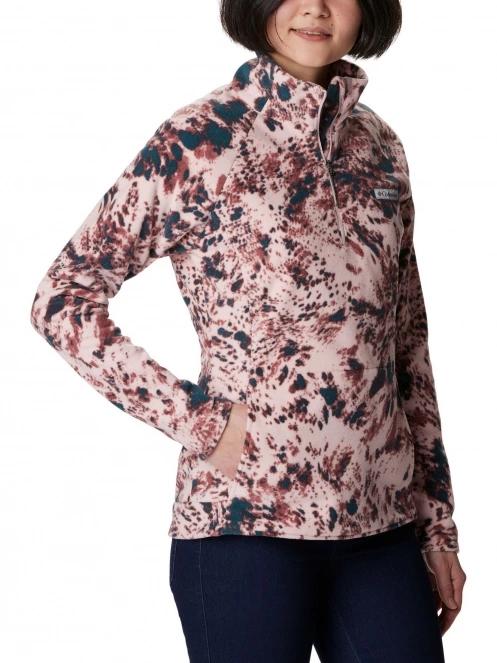 Columbia Ali Peak II 1/4 Zip női polár pulóver rózsaszín színben 5