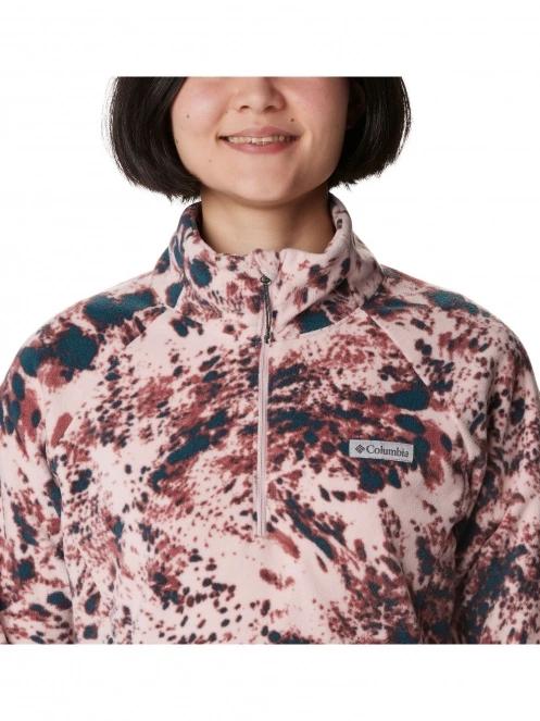 Columbia Ali Peak II 1/4 Zip női polár pulóver rózsaszín színben 6