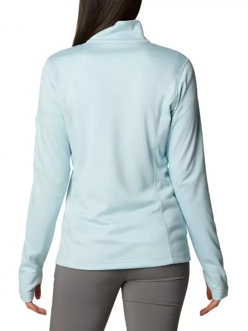 Columbia W Park View Grid Fleece 1/2 Zip női polár pulóver kék színben 3