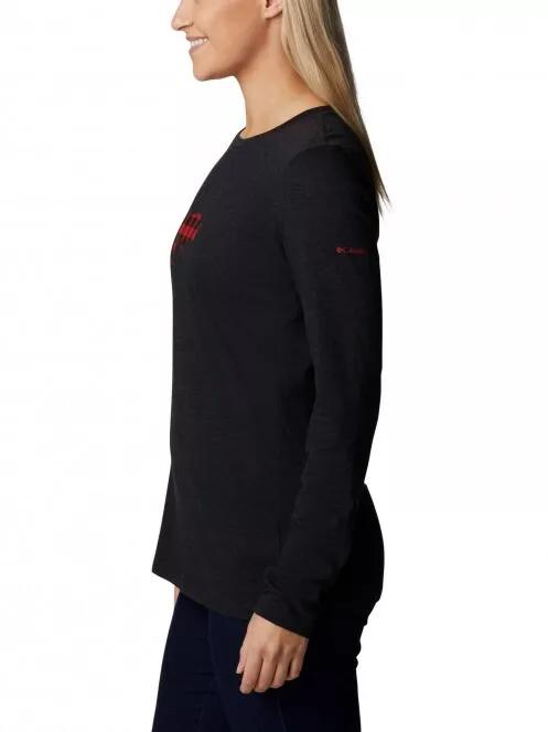 Columbia Hidden Haven LS Tee női hosszú ujjú póló szürke színben 4