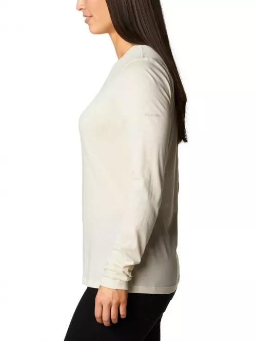 Columbia Hidden Haven LS Tee női hosszú ujjú póló homok színben 4