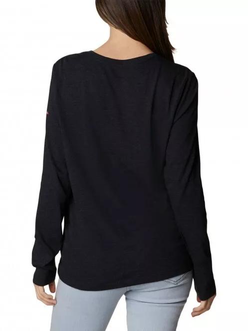 Columbia Columbia Trek Relaxed LS Tee női hosszú ujjú póló fekete színben 3
