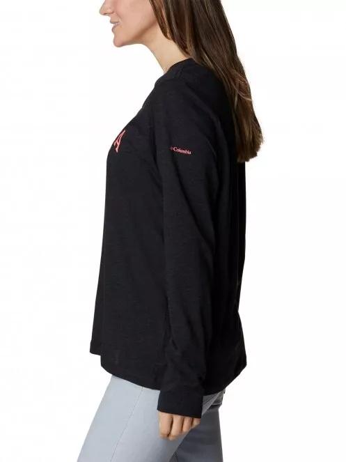Columbia Columbia Trek Relaxed LS Tee női hosszú ujjú póló fekete színben 4