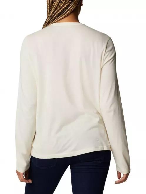 Columbia Columbia Trek Relaxed LS Tee női hosszú ujjú póló homok színben 3