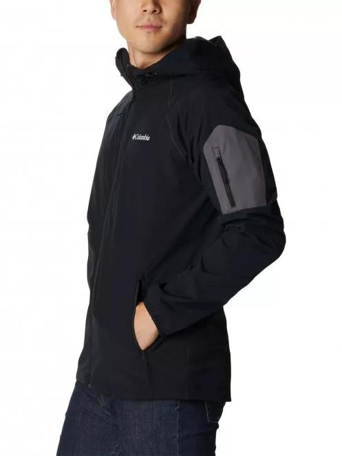 Columbia Tall Heights Hooded Softshell férfi softshell kabát fekete színben 4