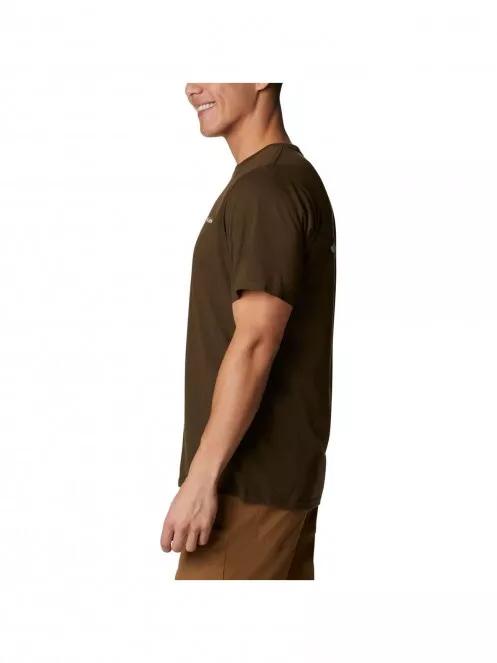 Columbia Pine Trails Graphic Tee férfi rövid ujjú póló zöld színben 4