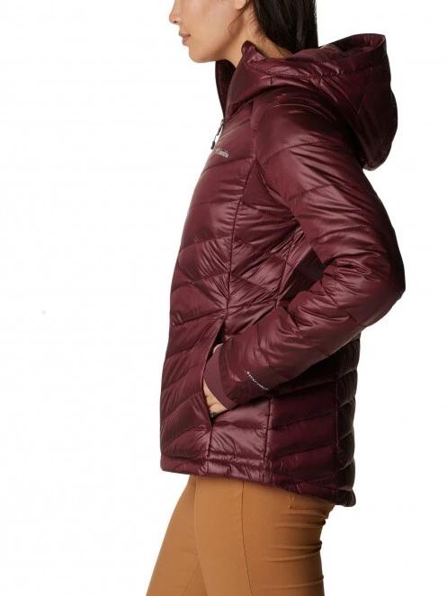 Columbia Joy Peak Hooded Jacket női utcai kabát lila színben 3