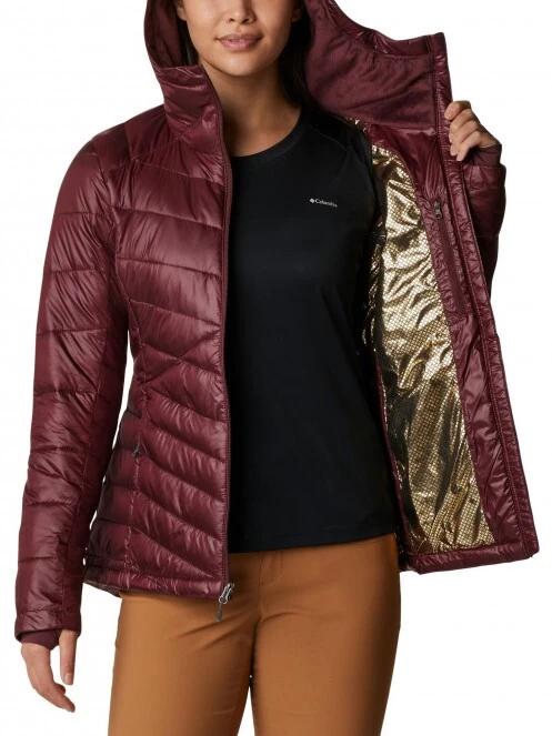 Columbia Joy Peak Hooded Jacket női utcai kabát lila színben 5