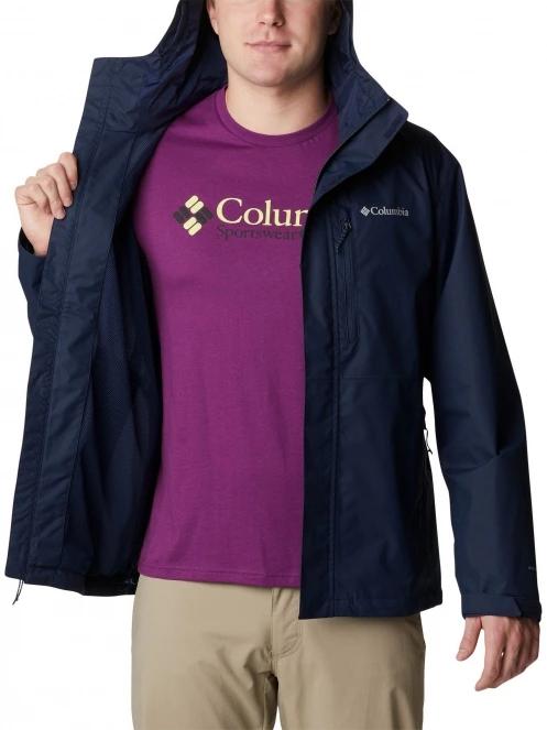 Columbia Hikebound Jacket férfi esőkabát sötétkék színben 6