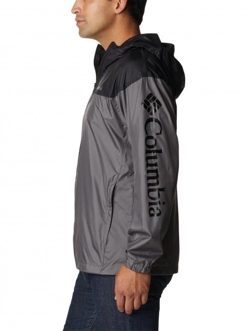 Columbia Flash Challenger Novelty Windbraker férfi széldzseki szürke színben 3
