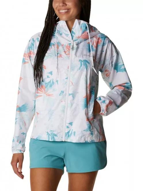 Columbia Flash Challenger Novelty Windbreaker női széldzseki fehér színben 2