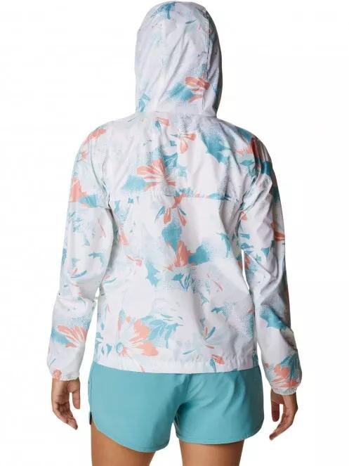 Columbia Flash Challenger Novelty Windbreaker női széldzseki fehér színben 3