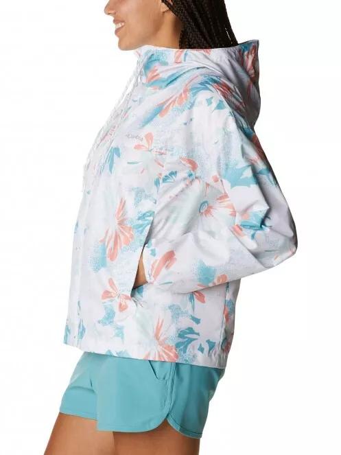 Columbia Flash Challenger Novelty Windbreaker női széldzseki fehér színben 4