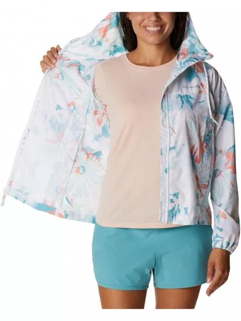 Columbia Flash Challenger Novelty Windbreaker női széldzseki fehér színben 5