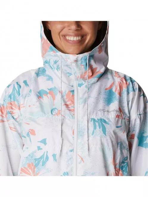 Columbia Flash Challenger Novelty Windbreaker női széldzseki fehér színben 6