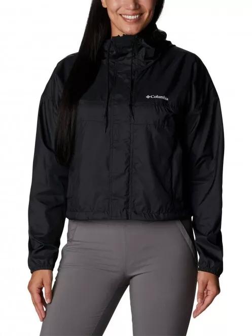Columbia Flash Challenger Cropped Windbreaker női széldzseki fekete színben 2
