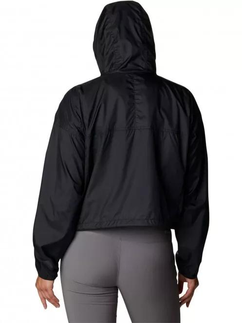 Columbia Flash Challenger Cropped Windbreaker női széldzseki fekete színben 3