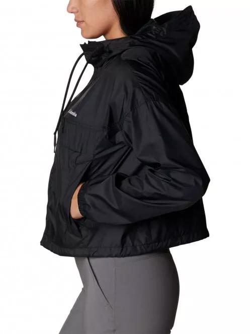 Columbia Flash Challenger Cropped Windbreaker női széldzseki fekete színben 4