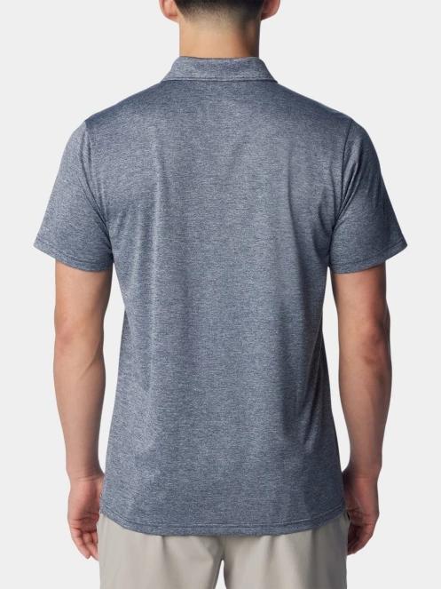 Columbia Columbia Hike Polo férfi galléros sport póló sötétkék színben 4