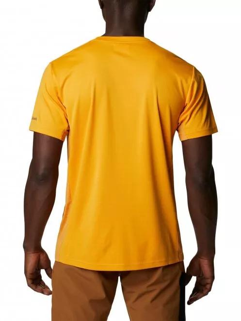 Columbia Zero Ice Cirro-Cool Graphic Tee férfi rövid ujjú sport póló narancssárga színben 3
