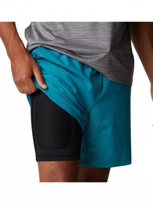 Columbia Alpine Chill Zero Short férfi rövidnadrág kék színben 7