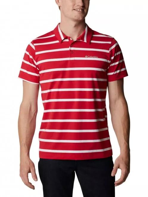 Columbia Sun Trek Polo férfi galléros póló piros színben 2