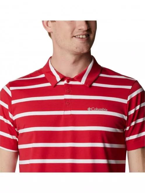 Columbia Sun Trek Polo férfi galléros póló piros színben 5