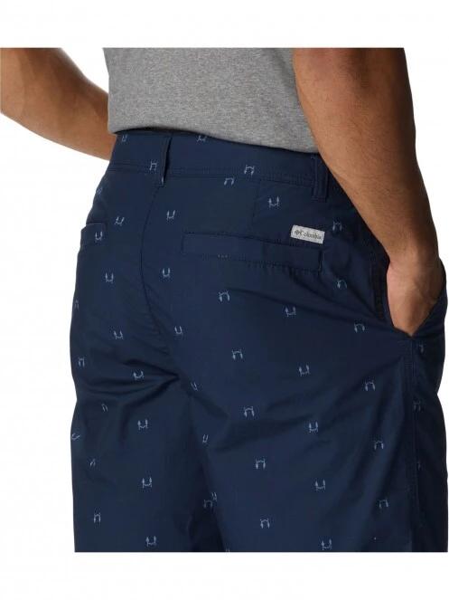 Columbia Washed Out Printed Short férfi rövidnadrág kék színben 6