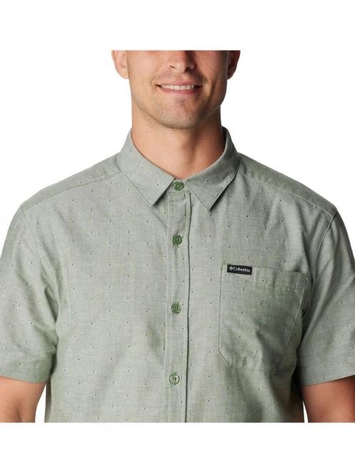 Columbia Rapid Rivers Novelty Short Sleeve Shirt férfi rövid ujjú ing zöld színben 6