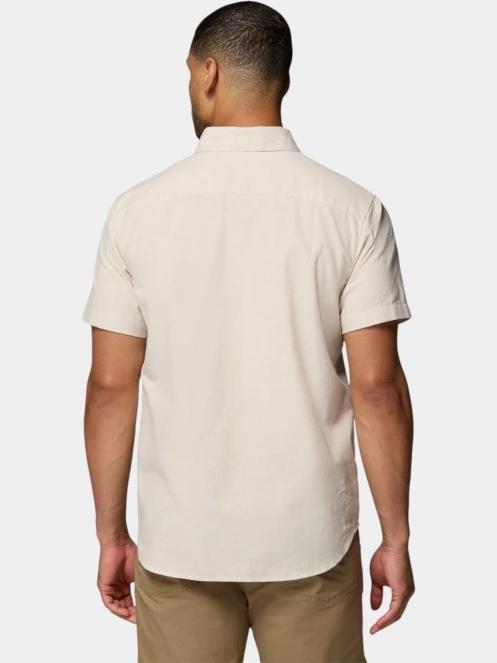 Columbia Rapid Rivers Novelty Short Sleeve férfi rövid ujjú ing homok színben 4