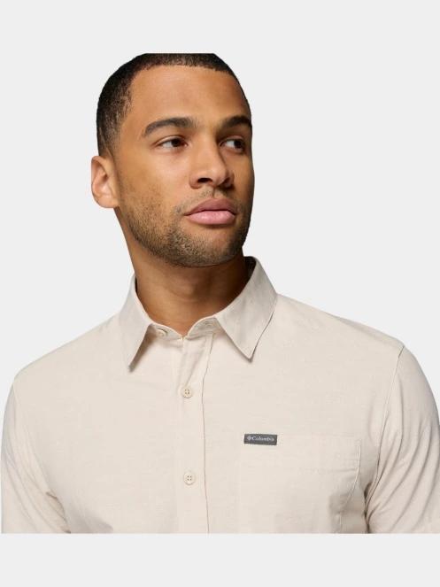 Columbia Rapid Rivers Novelty Short Sleeve férfi rövid ujjú ing homok színben 6