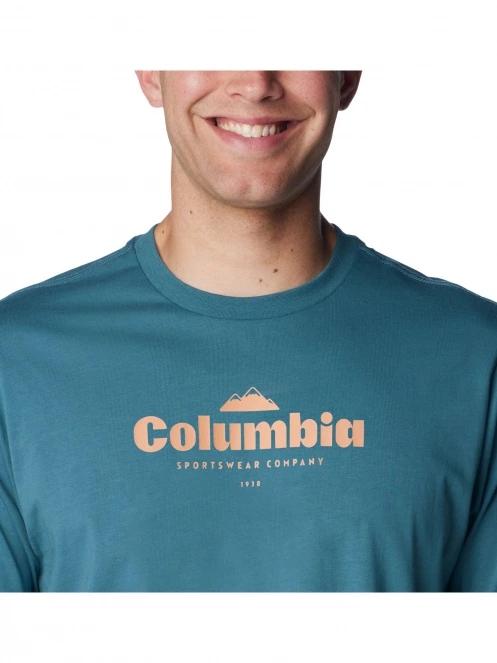 Columbia CSC Seasonal Logo Tee férfi rövid ujjú póló kék színben 6