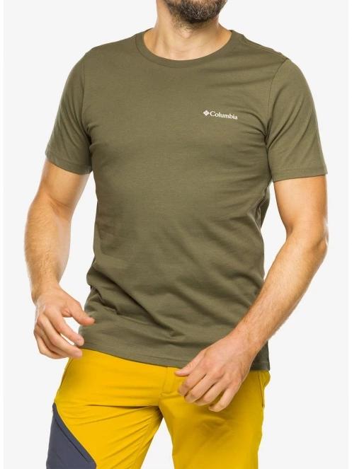 Columbia CSC Seasonal Logo Tee férfi rövid ujjú póló zöld színben 2