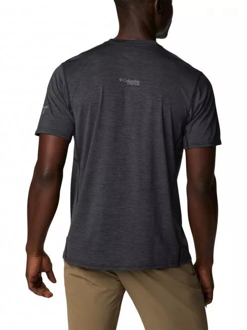 Columbia M Titan Pass Graphic Tee férfi rövid ujjú sport póló fekete színben 3