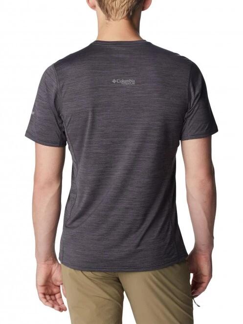 Columbia M Titan Pass Graphic Tee férfi rövid ujjú sport póló fekete színben 4
